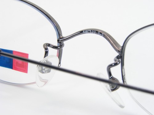 Vintage CHAPS Ralph Lauren 93/N 9LW Gunmetal Grey EYEGLASSES FRAME 48-22-140mm - Picture 8 of 10