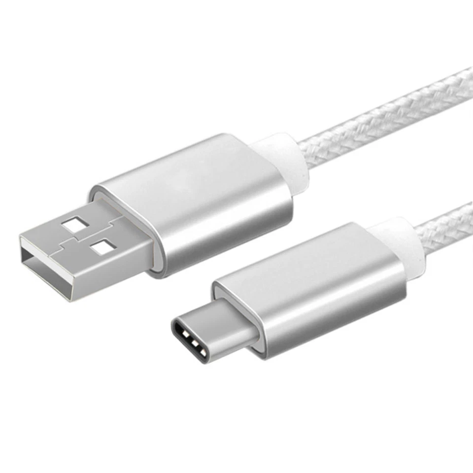 3 Ft Braided Rope USB 3.1 Type-C Data Sync Charger Charging Cable Cord For Phone - Image 2 of 4