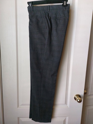 CLASS CLUB Gold Label Dark Gray Poly Wool Dress Pant Boys Size 16 - Picture 2 of 6