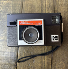 Vintage Kodak Instamatic X-15F 126 Film Camera with authentic Kodak Case