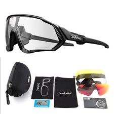 Photochromic Cycling Glasses Sports Polarized Sunglasses Men Women UV400 Goggles