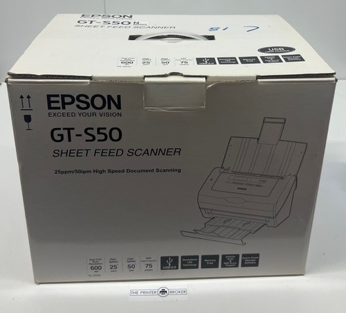 Epson GT-S50 A4 Document Sheet Feed Scanner B11B194011 - Picture 6 of 10