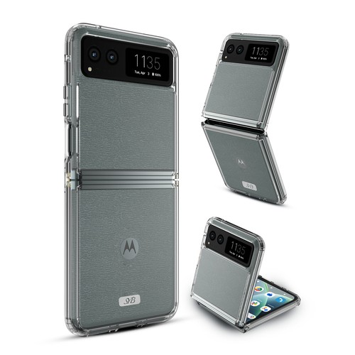 Pour étui Motorola RAZR 2023, housse de téléphone mince antichoc TPU silicone protection - Photo 1 sur 6