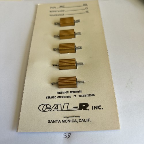 CAL-R RER60F5R11M Precision Resistors 5.11 Ohms 5 Watt 1% New 5 Pack - Picture 11 of 12