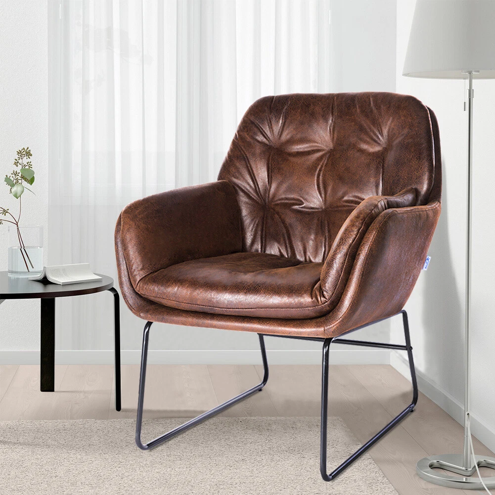 Distressed on sale accent chair