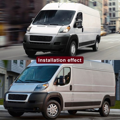 Front Grill for 2019-2022 Ram ProMaster 1500/2500/3500 Gloss Black - Picture 8 of 10