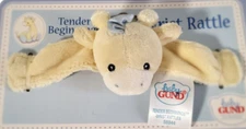 Baby Gund Wrist Rattle Plush Toy Giraffe Tender Beginnings
