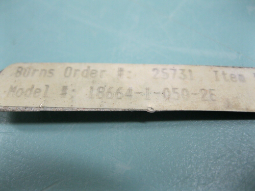 Sensor de temperatura abrazadera triple Burns Engineering modelo 18664 1/2" F8 - Imagen 8 de 8