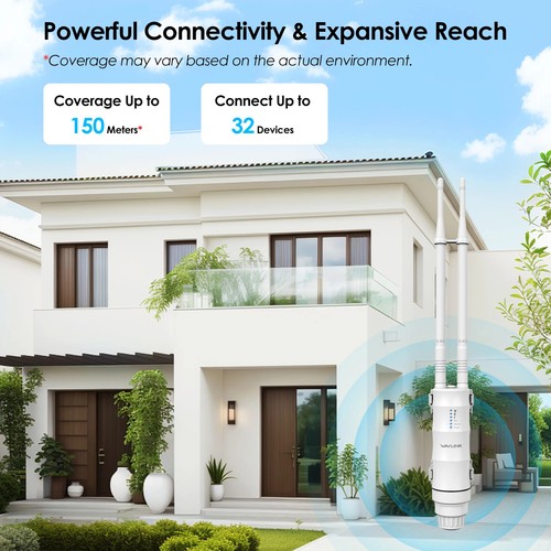 N300 Wireless Outdoor Router Extender Long Range Access Point with PoE Powered - Picture 14 of 24