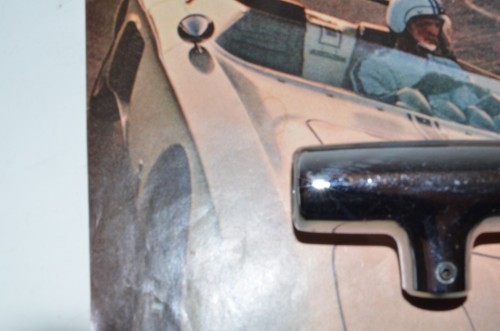 1969-1972 fabricante de equipos originales Ford Mustang Mercury Cougar cromado selector palanca de cambios mango en T - Imagen 3 de 15