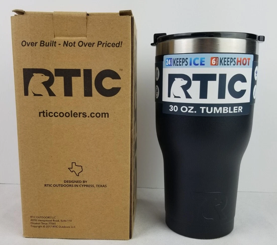 RTIC Tumbler Black 30 oz