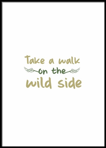 Take A Walk On The Wild Side, Schlafzimmer Wanddeko, skandinavisches Design - Bild 11 von 11