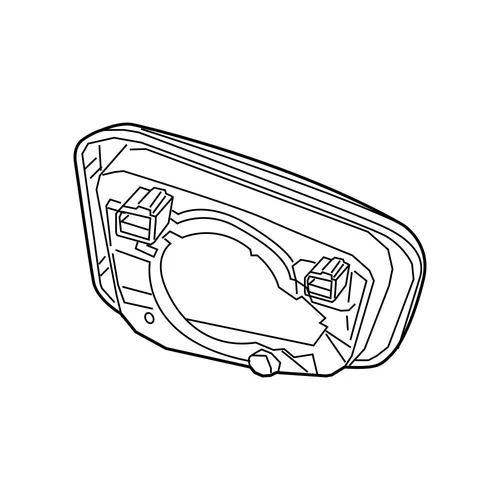 Genuine OEM Front Passenger Right Door Mirror Trim Ring For BMW 51167418814