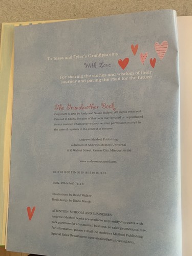 The Grandmother Book “A Book About You For Your Grandchild” - Picture 4 of 6