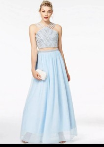 cinderella blue homecoming dress