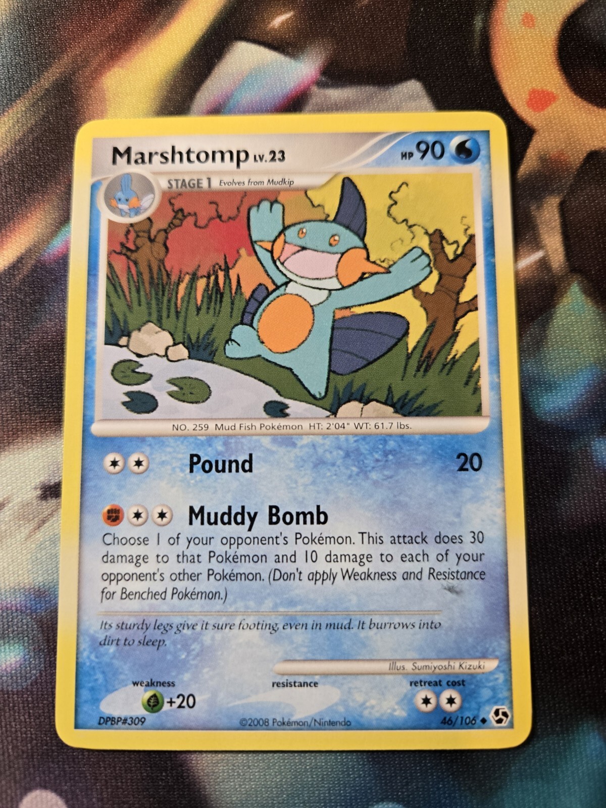 Marshtomp 46/106 Great Encounters Regular Uncommon Pokémon TCG Card NM