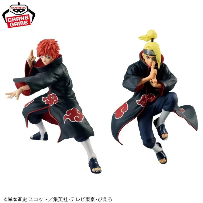 BANPRESTO Naruto Shippuden VIBRATION STARS SASORI & DEIDARA BANPRESTO Naruto Shippuden VIBRATION STARS SASORI & DEIDARA