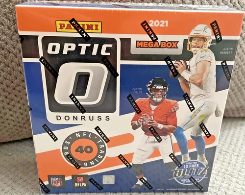 2021 Panini Donruss Optic NFL Football Blue Hyper Mega Box, Downtown