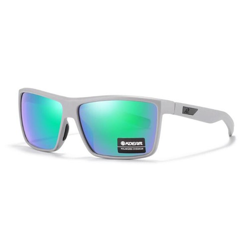 KDEAM Polarized Green Lens Shade Sunglasses Unisex Square Sports Driving Goggles - Picture 6 of 9