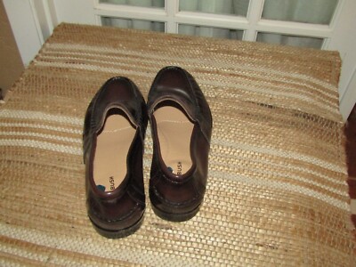 Nunn Bush BURGUNDY LEATHER Moc Toe PENNY LOAFER Comfort Gel  display picture 1