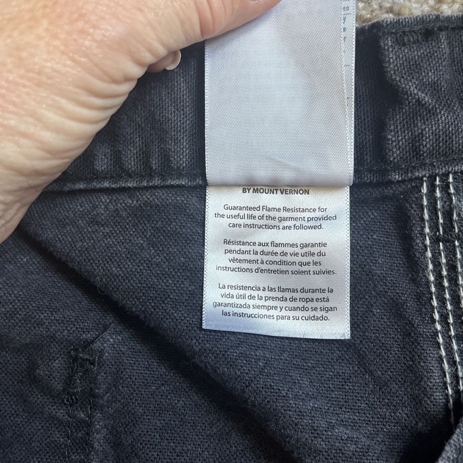 Carhartt Pants Mens 42x36 (41x31.5) Black CAT Flame Resistant Jeans 100791-001 - View 6