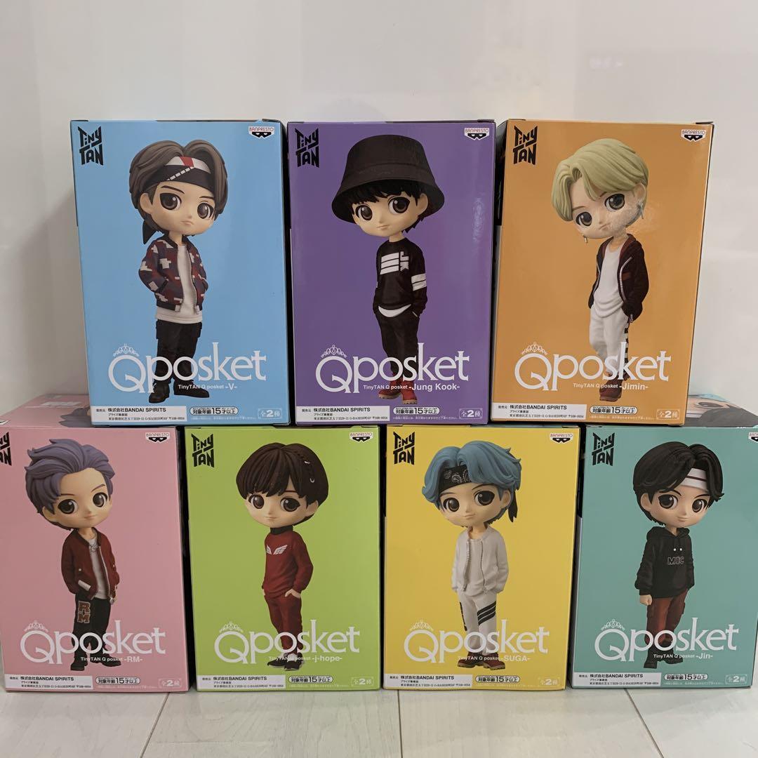 Tiny TAN☆MIC Drop☆Q Posket★Aカラー★コンプリート TinyTan bts Q posket A color Complete Mic Drop New From
