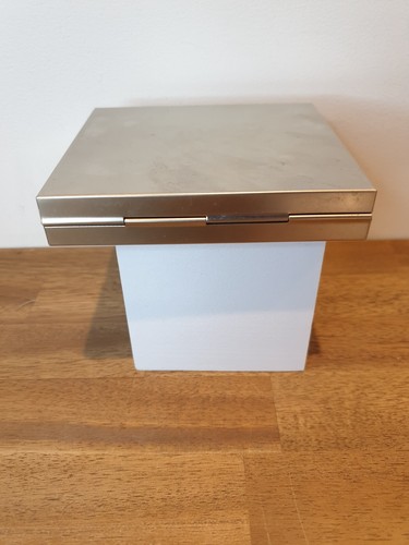 Vintage stilvolles neu aus altem Lagerbestand Herren Reise Pflegeset im Metallkoffer - unbenutzt - Bild 6 von 7