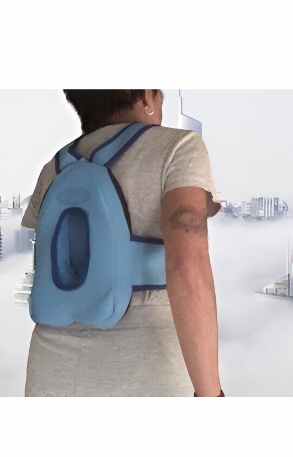 Coussin protecteur dos Kinespin soulagement des escarres pour personne alitée 45cm