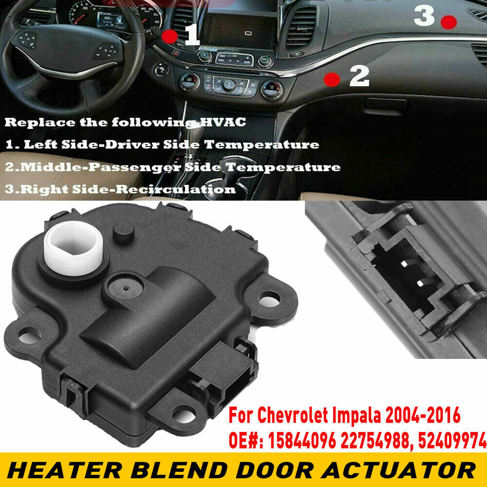 Blend Door Actuator Cost Chevy Impala