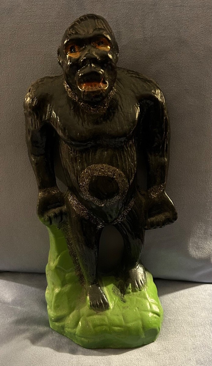 VINTAGE GORILLA KING KONG CARNIVAL PRIZE GLITTER CHALK WARE