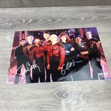 STAR TREK ORIGINAL CREW CAST SIGNED PHOTO vintage autograph Rare Signatures