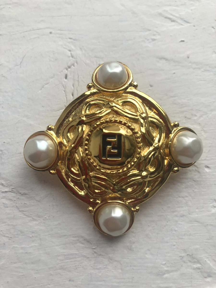 Fendi brooch best sale pin