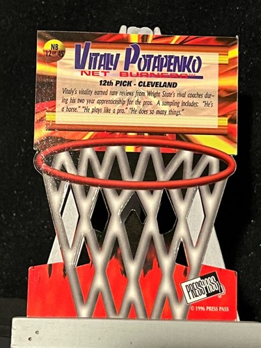 1996 Press Pass Basketball Net Burners Die-Cut Inserts Complete Your Set, Pick 1 - Picture 21 of 73