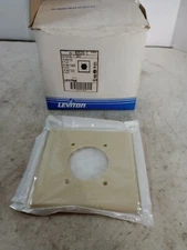 26 Leviton Ivory MIDWAY 2.15" Receptacle Outlet Wallplates Dryer Range 80526-I 