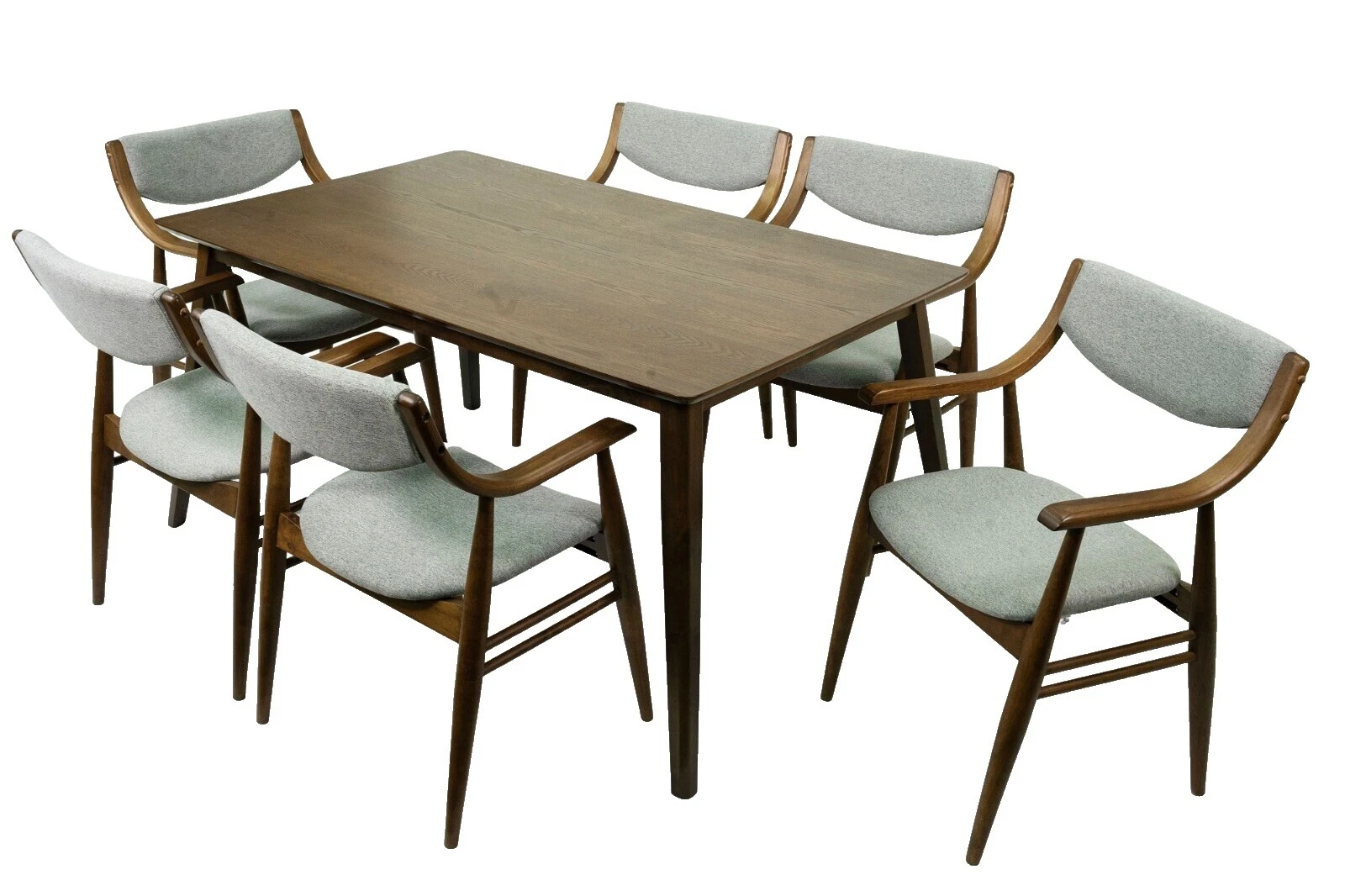 Solid Wood Rectangular Dining Furniture Sets