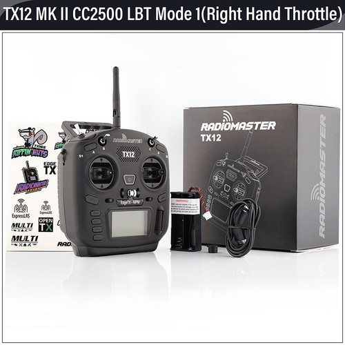 RADIOMASTER TX12 MK II Radio Controller CC2500 ELRS 2.4GHz 16CH RC Transmitter - Picture 23 of 28