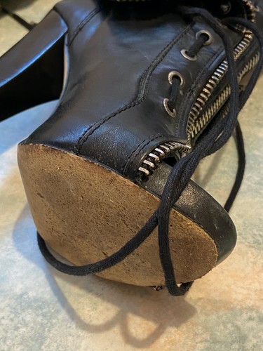 ALEXANDER WANG FREJA LEATHER LACE UP BOOTS SOLD OUT! size 36 - Picture 9 of 11