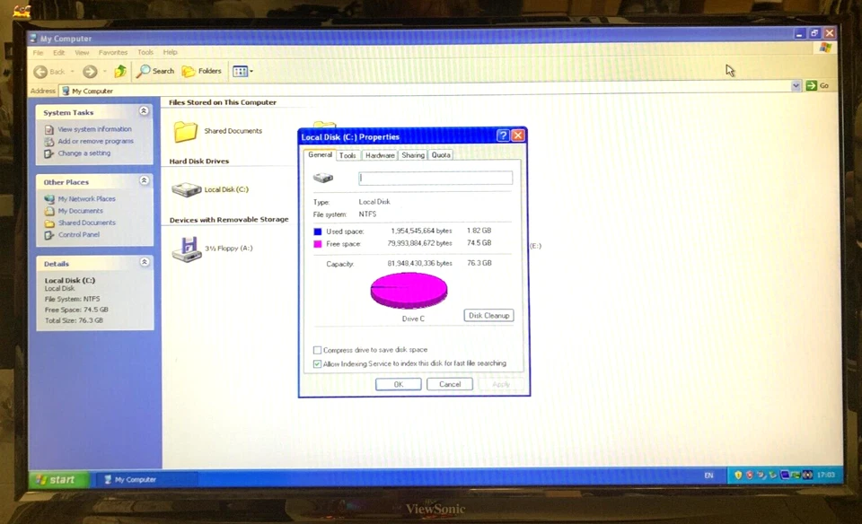 Enlight Custom PC,   256MB DDR,  Intel Celeron @ 2.40ghz, 80GB Drive, XP Pro - Image 3 of 4