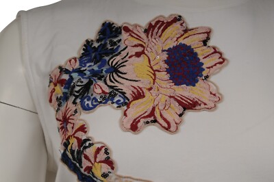 Louis Vuitton Womens Embroidered Flower Short Tank Top