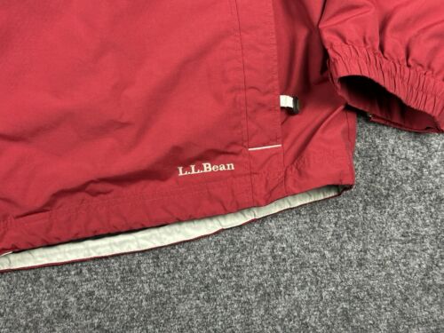 LL Bean Men's 2XL Nylon 3 in 1 Full Zip Jacket System 0BCY9 Red Hooded Coat - Picture 2 of 12