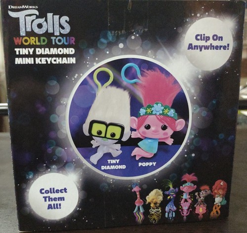 Trolls World Tour~ Tiny Diamond Mini Keychain/ Bag Clip - 第 6/8 張圖片