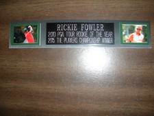 RICKIE FOWLER (GOLF) ENGRAVED NAMEPLATE FOR PHOTO/DISPLAY/POSTER