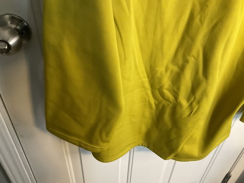 Adidas Originals Performance Womens Hoodie Yellow Pocket Long Sleeves Large - Picture 8 of 9