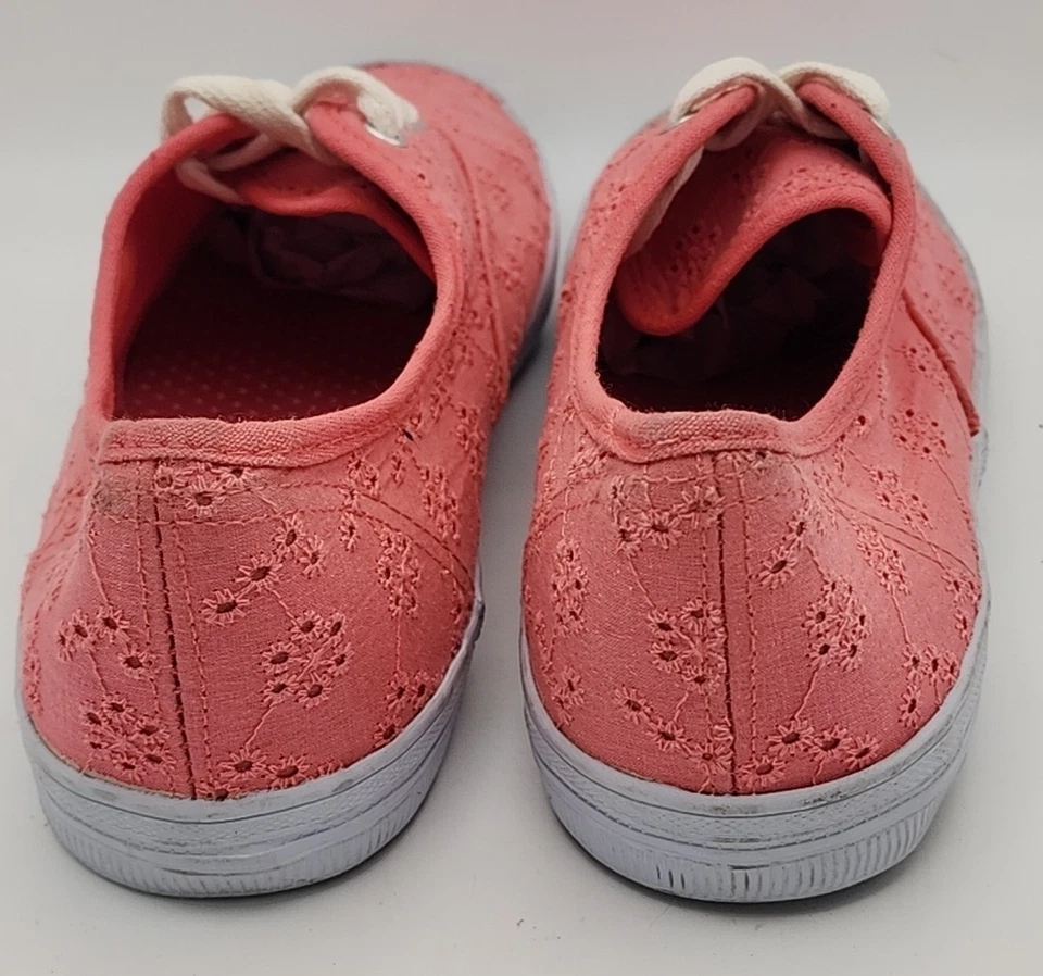 Tênis feminino City Sneaks de lona rosa sem marcação tamanho 9,5 - Imagem 3 de 4