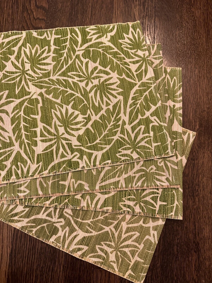 Island Heritage Island Foliage Bamboo Placemat (set of 4) - Image 4 of 4