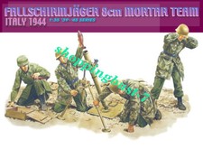 DRAGON 6215 1/35 Scale German airborne squadron 8cm mortar squad Italy 1944