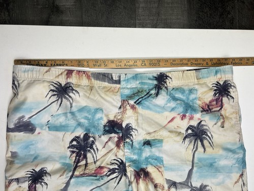 Island Passport Men's Swim Shorts 3XL Blue Hawaiian Tropical Lined trunks - Picture 3 of 7