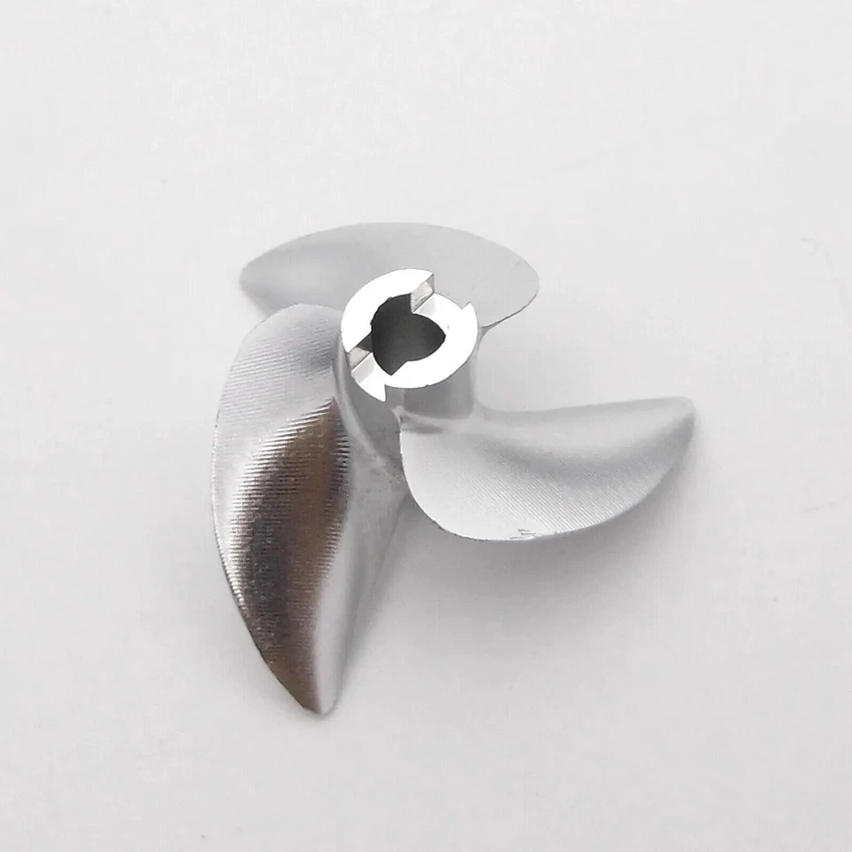 RC Racing Boat 36mm/38mm/40mm Aluminum 3 Blades Propeller 4mm/4.76mm Shaft Prop - Image 3 of 4