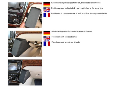 KUDA Téléphone Portable Support 096825 Pour VW Passat Ab 2012 + Seulement USA - Photo 4 sur 4