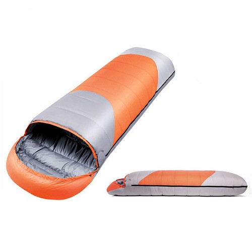 2.6KG Outdoor Camping Envelope Sleeping Bag Warm Hiking Travel 1800g Duck Down - Picture 7 of 15